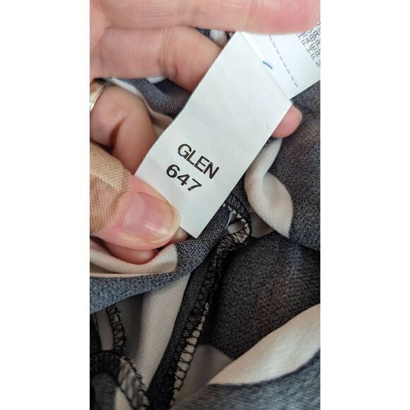 Studio Women Long Sleeve High Neck Bow Polka Dot Midi Dress Black White Size Sma - Picture 13 of 16